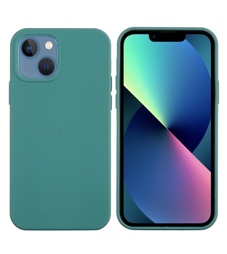 Husa protectie Vafy compatibila cu Huawei P Smart 2020 Liquid Silicone Case Verde