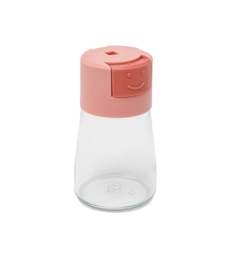 Dozator Condimente, Vafy, din Stilca, 180 ml, Rezistenta la Umidiate, 11.3 x 6.4 cm, Masura 5g, Roz