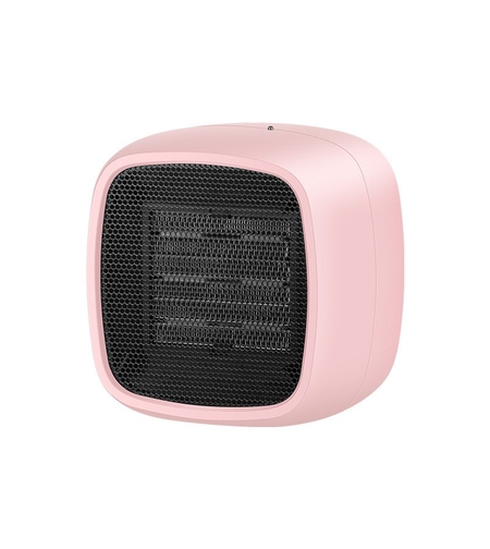 Mini radiator electric portabil Flippy, 800 W, 2 trepte, 150x120x175 mm, roz