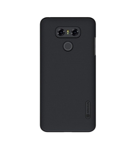 Husa LG G4 Stylus Nillkin Frosted Shield Negru + Folie de protectie