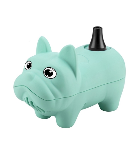 Pompa Electrica de Umflat Baloane, Flippy, Model Catelus, cu o Iesire, 220V, Putere 300W, Accesorii petrecere, Verde