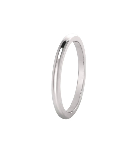 Inel pentru Dama, Jolie, Inel din Argint 925, Tip Verigheta, Marimea 45, 12 mm, Argintiu