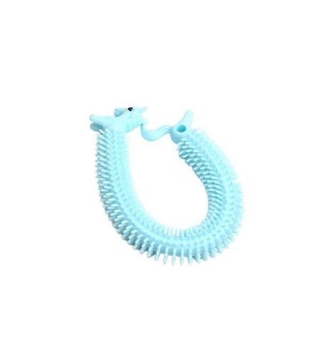Jucarie senzoriala elastica Flippy, Fidget Noodle, Antistres, Culori Random