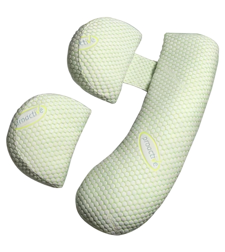 Set Perna pentru Gravide, Flippy, Husa Detasabila, Utilizare in Forma H si U, Reglabila, Latime Ajustabila, Proactive, Verde
