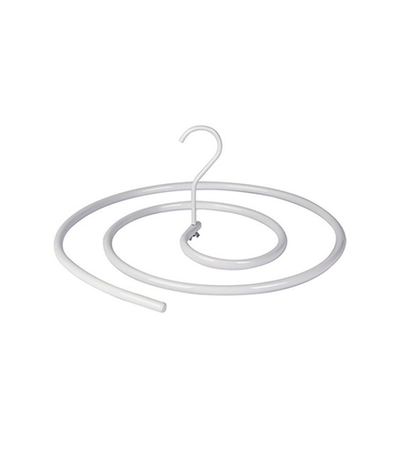 Uscator de Rufe Spiralat, Flippy, din Otel Inoxidabil de 10 mm, Detasabil, 40 x 43 x 18 cm, Alb