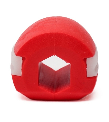 Dispozitiv de Tonifiere Faciala, Flippy, din Silicon, Corectare Mandibula/Maxilar, Rosu