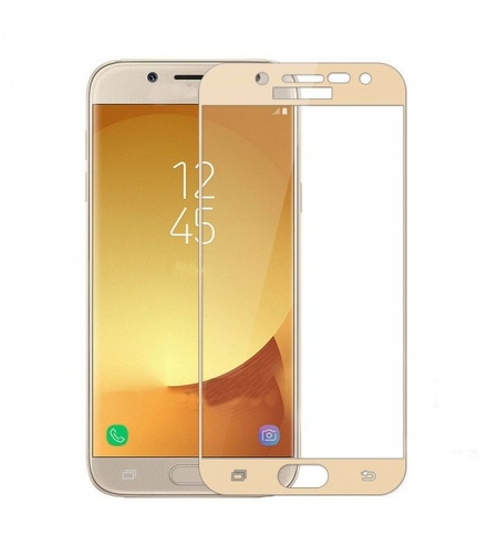 Folie Sticla Samsung Galaxy A3 2017 Full Face Auriu