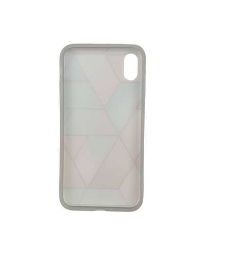 Husa protectie pentru Apple iPhone XR Soft IMD TPU Marble Geometric Roz