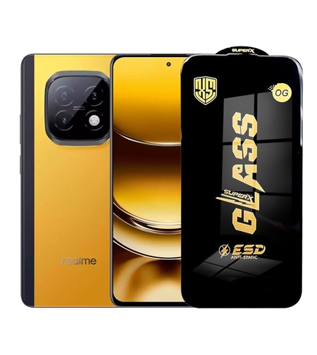 Folie de Protectie pentru Realme Narzo 70 Turbo, Vafy, Sticla Securizata ESD, Margini Negre, Rezistenta la Zgirieturi, Antistatica, 0.35 mm, Transparenta