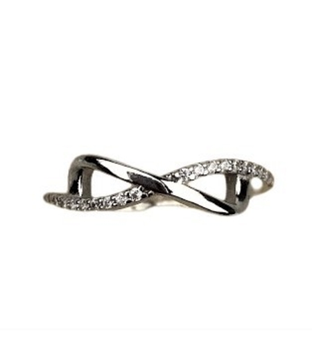 Inel Argint 925, Infinit Mare cu Zirconiu M 56