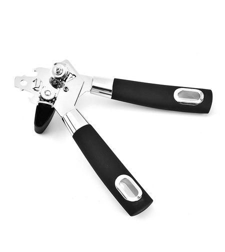 Desfacator de conserve multifunctional Flippy, Otel inoxidabil, Maner antialunecare, ergonomic, rezistent la rugina, usor de utilizat, 21.6 x 6 cm, argintiu