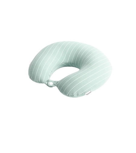 Perna de calatorie, Flippy , 2 in 1, cu Particule de Spuma cu Memorie, Verde