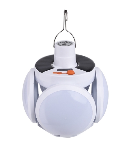 Lampa solara cu 25 LED-uri, pliabila, prindere carlig cu 5 moduri de iluminare, Flippy