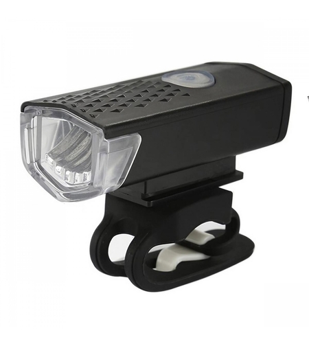 Far cu LED proiector pentru bicicleta\trotineta, Flippy, reincarcabil, cablu USB inclus, 3 moduri de lumina, IPX4, Negru, 6.5x2.9x2.3 cm