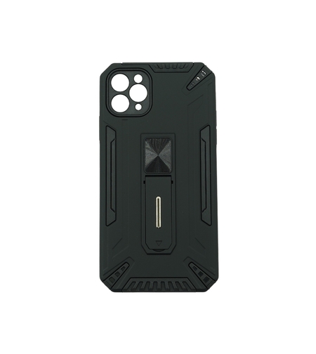 Husa de protectie Vafy pentru Apple iPhone 12 Mini Defender Model 4 cu suport, Negru