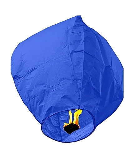 Lampion zburator, Flippy, hartie biodegradabila, Albastru