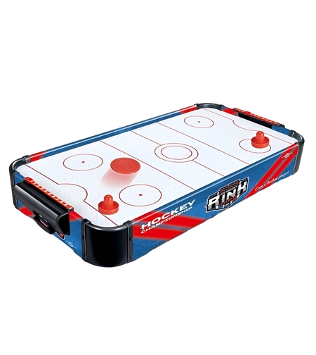 Masa Air Hockey Graffiti fara Picioare, Flippy, PVC, 2 Pucuri, Tabela Scor, 2 Impingatoare, 76x38x9 cm, Albastru