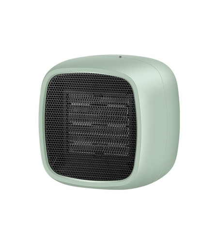 Mini radiator electric portabil Flippy, 800 W, 2 trepte, 150x120x175 mm, verde