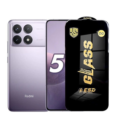 Folie de Protectie pentru Xiaomi Redmi K70, Vafy, Sticla Securizata ESD, Margini Negre, Rezistenta la Zgirieturi, Antistatica, 0.35 mm, Transparenta