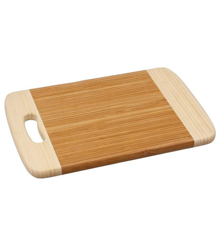 Tocator 5Five din bambus cu maner, pentru taiere sau servire, 30x20 cm, maro natur