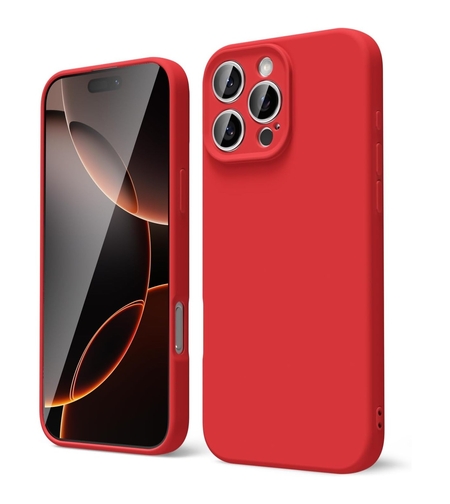 Husa de Protectie Matte TPU, Vafy, pentru OnePlus Nord CE3 Lite, Protectie Camera, Antisoc, Antizgariere, Antialunecare, Acoperire Completa, Rosu