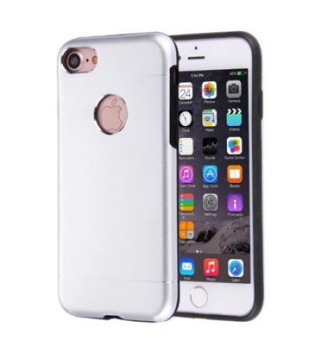 Husa de protectie pentru Apple iPhone 6 Plus/6S Plus Motomo V2 Argintiu