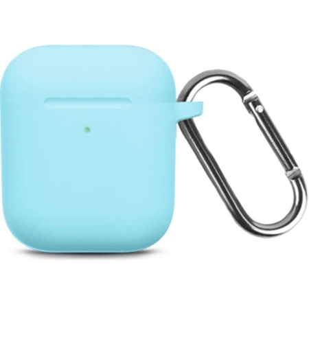 Husa AirPods cu Inel Prindere Albastru