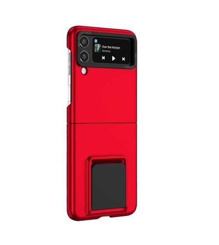 Husa de Protectie, Vafy, pentru Samsung Galaxy Z Flip 5, din PC, cu Pliere Tridimensionala, Multifunctionala, Rosie