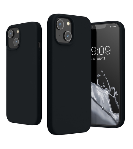 Husa protectie Vafy compatibila cu Samsung A11 Liquid Silicone Case Negru