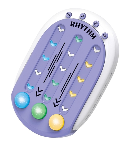 Jucarie Interactiva, Flippy, Tip Jocuri Ritmice, +3 Ani, din ABS, 8 Niveluri de Joc, 9.5 x 2.5 x 13.6 cm, Mov