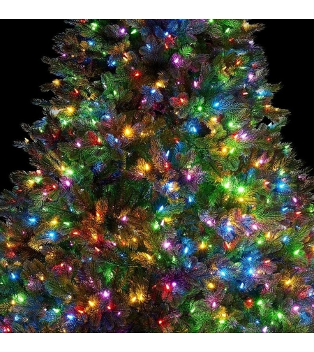Instalatie Craciun, 100 m, 1000 Led-uri ,Liniara, Multicolor, 8 jocuri de lumini, Transformator cu telecomanda, Interconectabila, Prelungitor 5 m inclus, Fir Transparent, Vafy