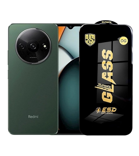 Folie de Protectie pentru Xiaomi Redmi A3, Vafy, Sticla Securizata ESD, Margini Negre, Rezistenta la Zgirieturi, Antistatica, 0.35 mm, Transparenta