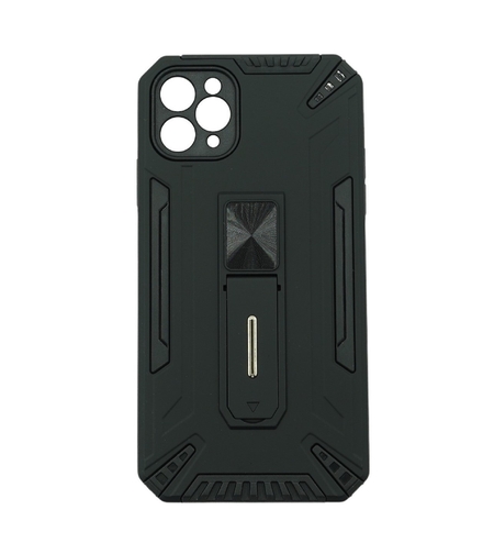 Husa de protectie Vafy pentru Apple iPhone 11 Pro Max Defender Sergeant Brave cu suport, Negru