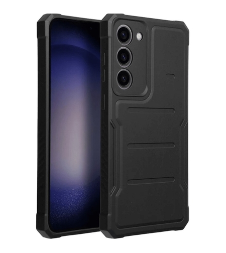 Husa de Protectie, Flippy, pentru Samsung Galaxy S10 Lite, Defender Model 1, silicon, plastic, Negru