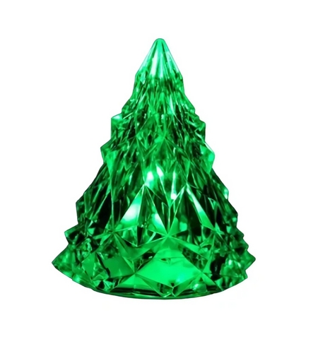Lampa de Veghe, Flippy, Model IceBerg, Lumina Calda, cu Baterii, Verde, 6.5x8 cm