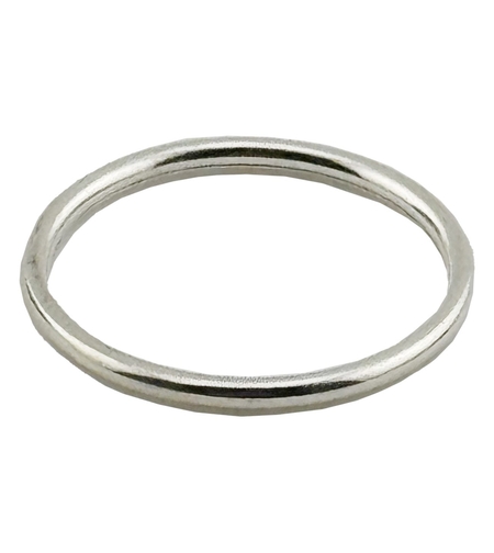 Inel Dama Argint 925, Jolie Silver, Tip Verigheta, Marimea 61, 0.3 cm x 2.2 cm, 0.9 g, Argintiu