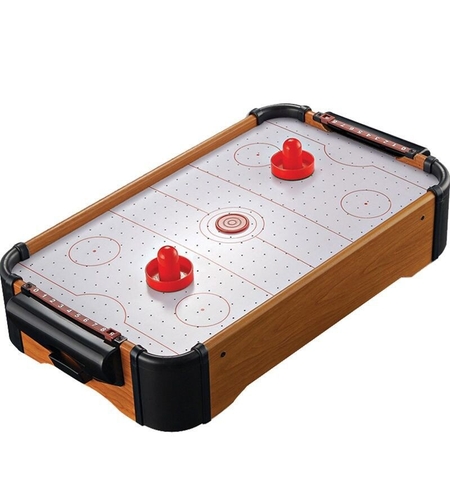 Masa Air-Hockey Flippy, 51 x 31.5 x 9.5 cm, bara pentru punctaj, material ABS, maro
