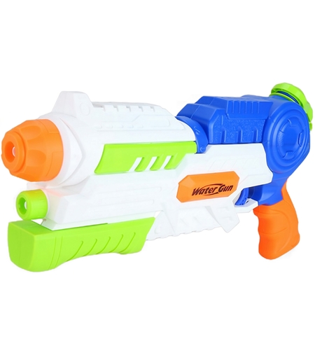 Pistol cu Apa pentru Copii, Rezervor, Pentru Piscina/Plaja, Flippy, 6ani+, Albastru/Multicolor, 1000ML
