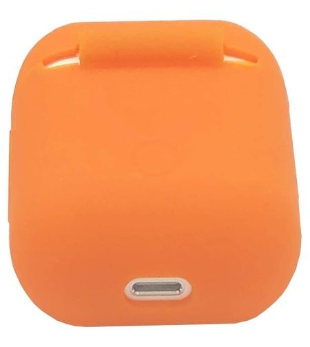 Husa AirPods cu Inel Prindere Portocaliu