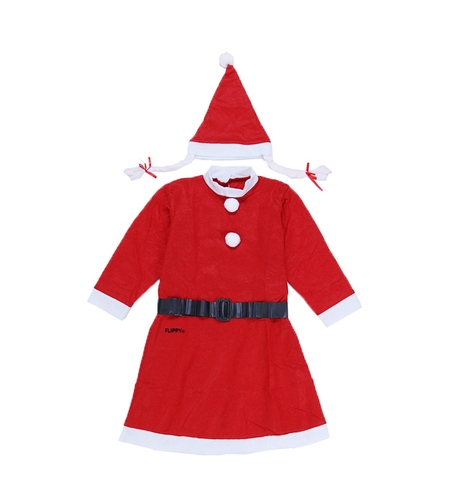 Costum Craciunita Flippy® Fata, 10-12 ani, 3 piese, Polar