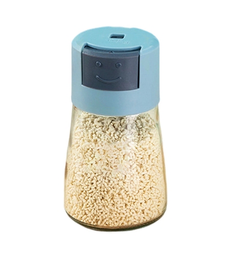 Dozator Condimente, Vafy, din Stilca, 180 ml, Rezistenta la Umidiate, 11.3 x 6.4 cm, Masura 5g, Albastru