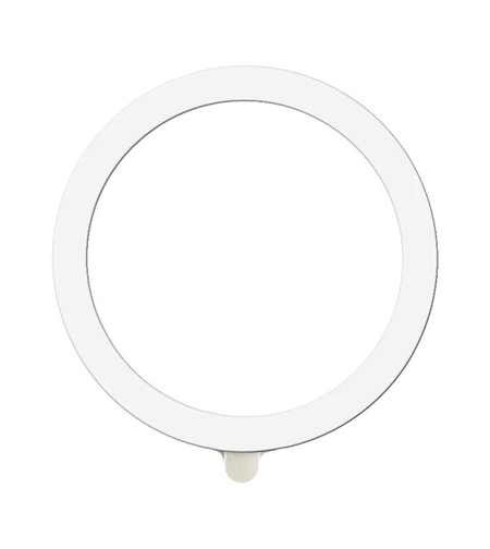 Inel Magnetic MagSafe Silicone pentru Apple iPhone seria 12 / 13 / 14 Alb