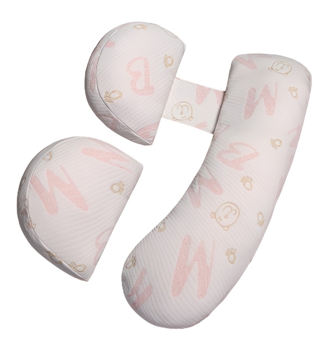 Set Perna pentru Gravide, Flippy, Husa Detasabila, Utilizare in Forma H si U, Reglabila, Latime Ajustabila, Proactive, Roz Pal