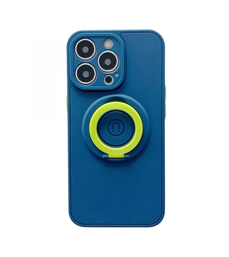 Husa protectie Vafy compatibila cu Apple iPhone 13 Mini Mag Safe Silicone Albastru