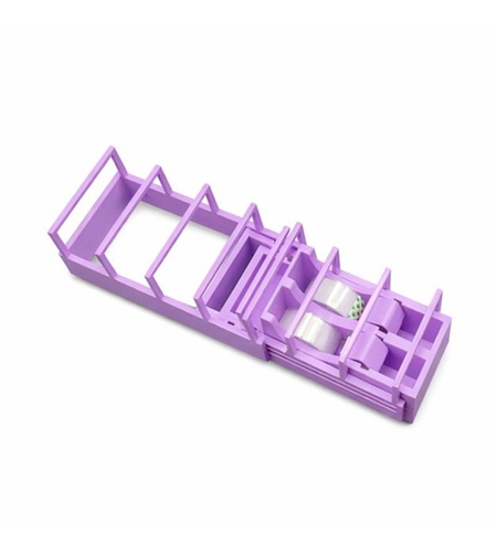 Dispenser de Banda Adeziva, Flippy, Suport pentru Banda Adeziva pentru Birou, Scoala, din Plastic, 15,5 x 7,7 x 7,4 cm, Violet