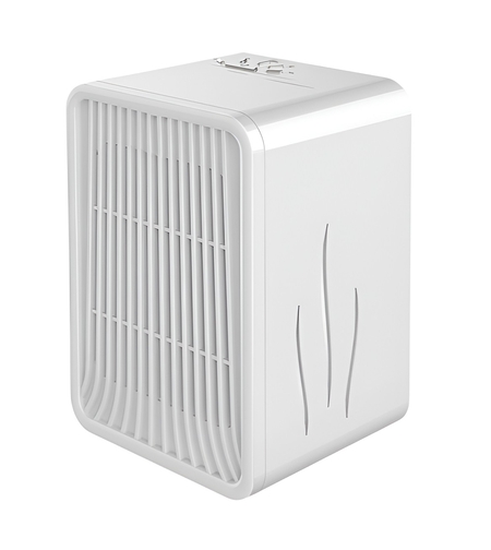 Mini Incalzitor pentru Birou, Vafy, Incalzire si Racire, 1000-1200W, cu Lumini, cu Maner, Lungime Cablu 1.5 m, 3 Trepte de Temperatura, 15.3x13.8x22.5 cm, Alb