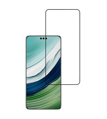 Folie Sticla Securizata, Vafy, Pentru Huawei Mate 60 Pro, Full Glue, Margini Negre, Transparent