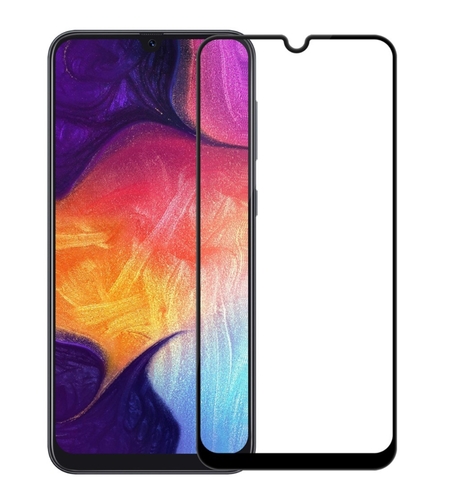 Folie Sticla Flippy® compatibila cu Samsung Galaxy A30/A50 111D Negru
