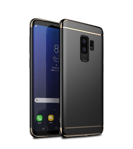 Husa Samsung Galaxy S9 Luxury Plating 3 in 1 Negru