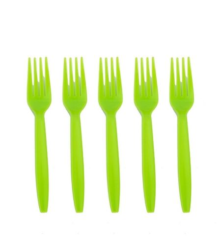Set 10 Furculite de Unica Folosinta, Flippy, Colectia Dino Park, 15.5 x 2.5 cm, din Plastic PE, Multicolor